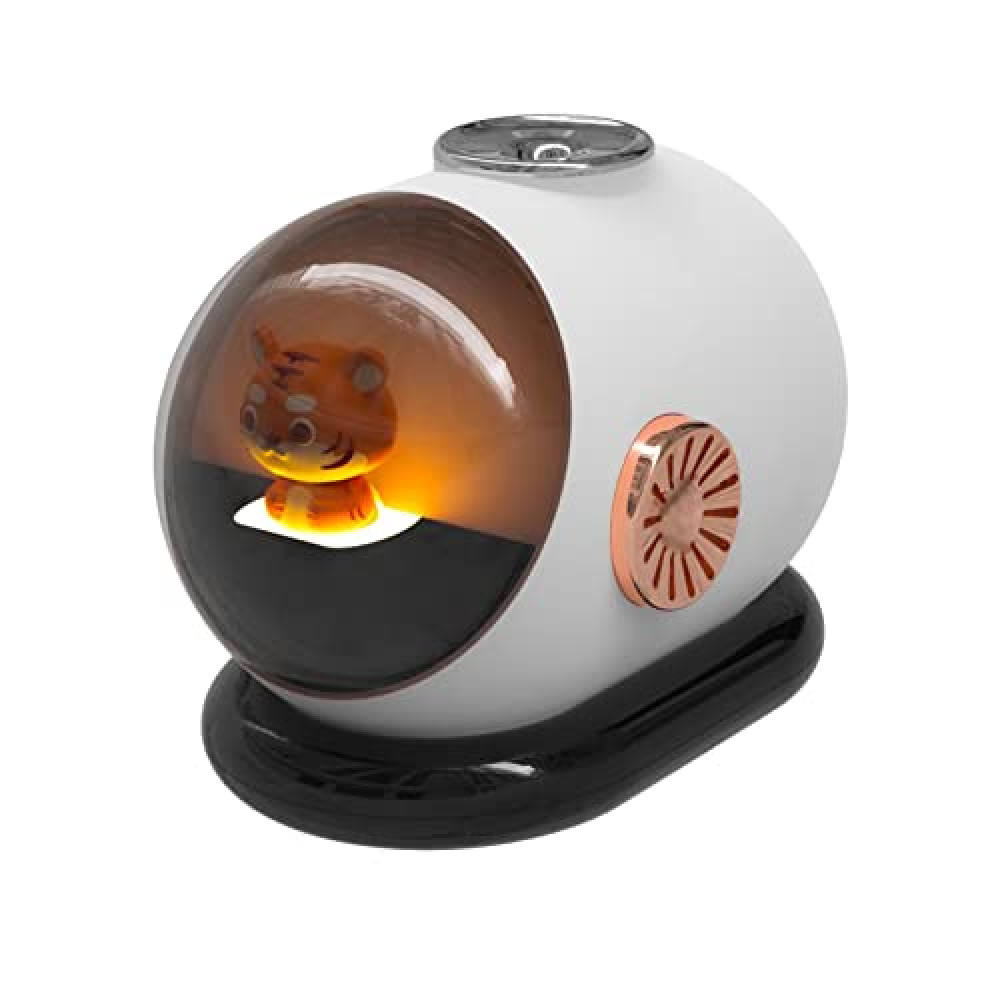 Portable Mini Humidifier - DC 5V/1.0A, 280ml, Auto Shut-Off, Desktop Humidifier for Office and Bedroom(White)