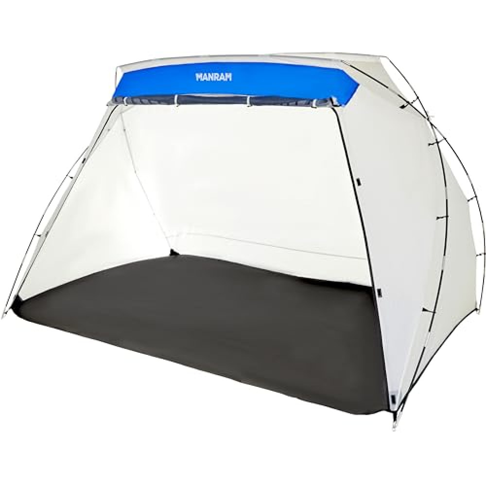 Portable Paint Tent (10x7x6 ft) Large Paint Booth with Built-in Floor, Mesh Screen, Windproof Hooks, and Storage Bag – Ideal for DIY Painting Projects