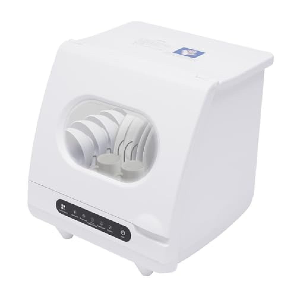 Portable tabletop dishwasher Automatic dishwasher 1200 Watt 3-5 wash programs display with cleaning/purifying/storage Suitable for small apartments