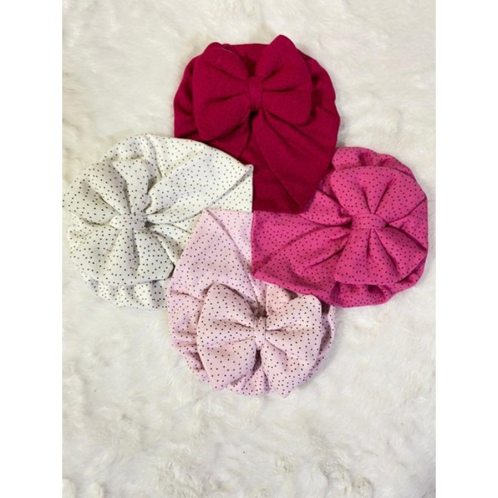 Portakal Bebek Fiyonklu Bone Set Bebek Şapkası Fiyatı