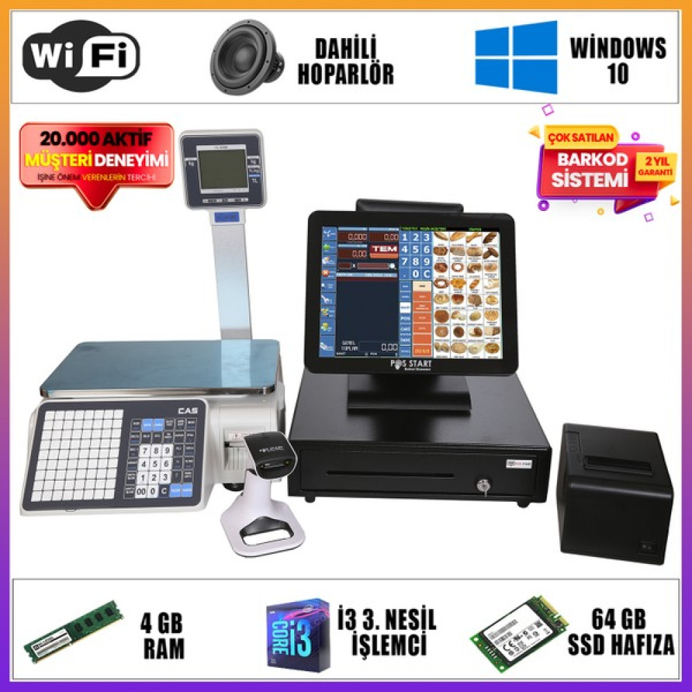 Pos Start Barkod Sistemi | Master Set - Siyah Yazıcılar Fiyatı