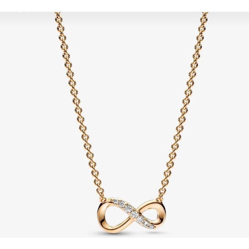 Poseidons Jewellery Işıltılı Sonsuzluk Kolyesi - Gold - 45 cm SSD / Solid State Drive Fiyatı