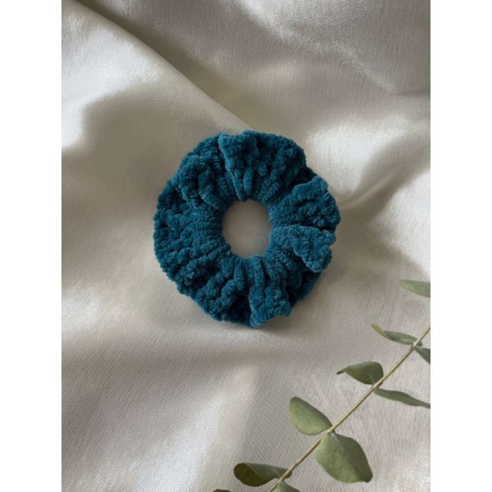 Poshyatelier Kadife Petrol Yeşili Scrunchie Simit Topuz Toka Toka, Taç & Saç Bandı Fiyatı