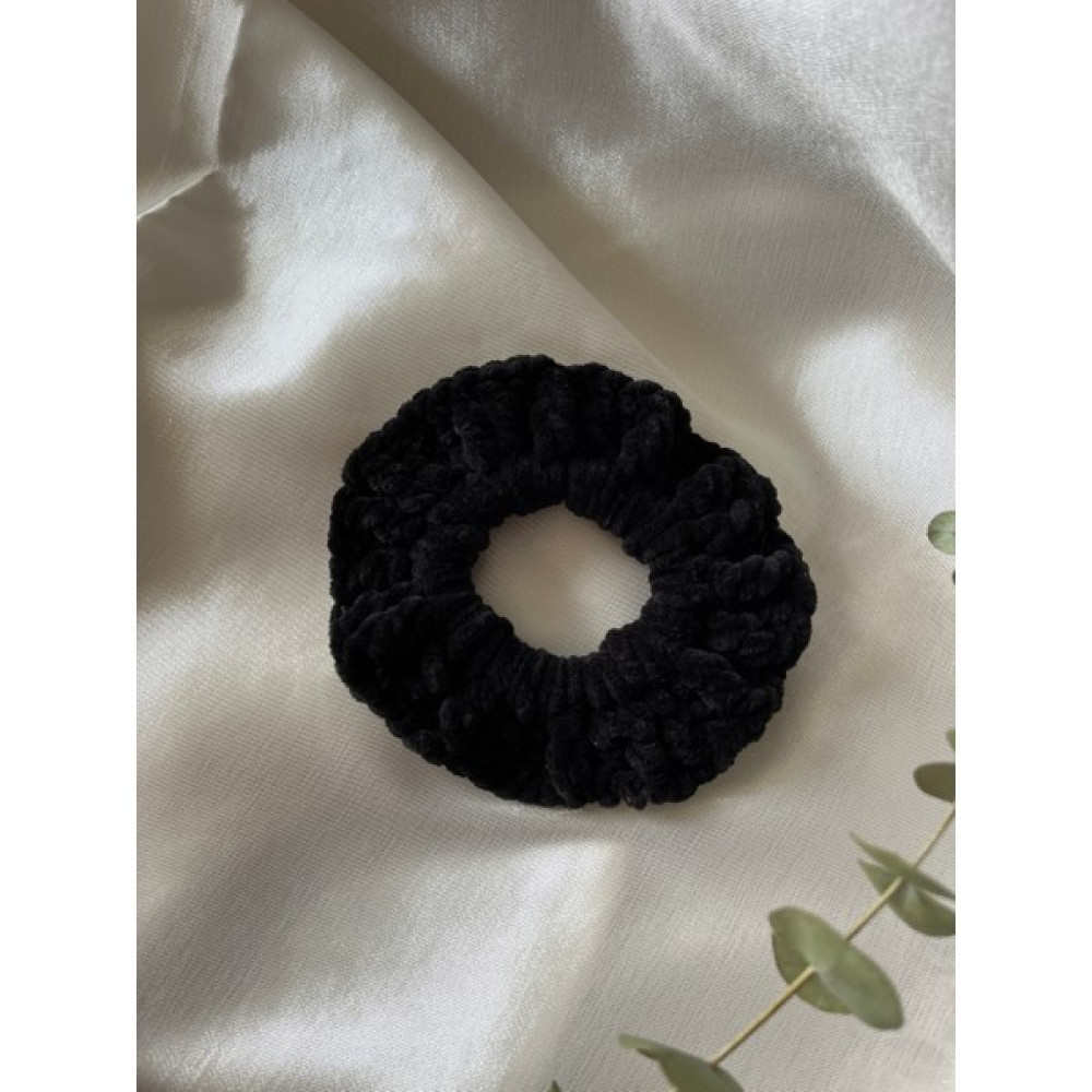 Poshyatelier Kadife Siyah Scrunchie Simit Topuz Toka Toka, Taç & Saç Bandı Fiyatı