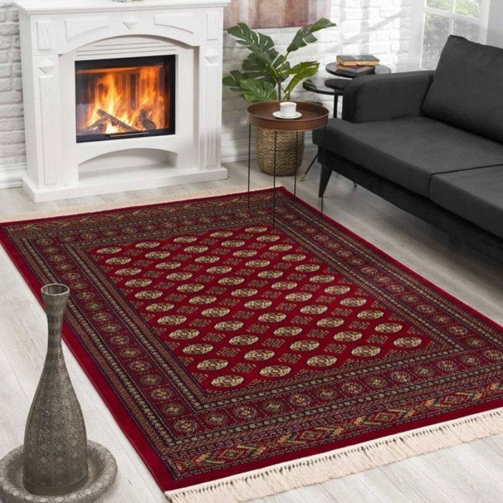 Post Halı Afgan Desenli Klasik Salon ve Oturma Odası Halısı 120 x 170 cm - Renkli Salon Halısı Fiyatı