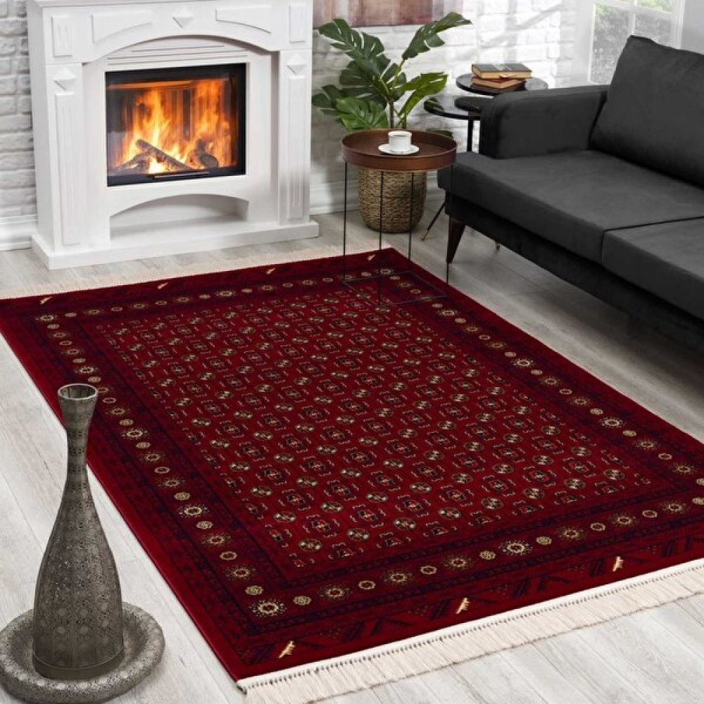Post Halı Afgan Desenli Otantik Salon ve Oturma Odası Halısı 80 x 150 cm - Renkli Salon Halısı Fiyatı
