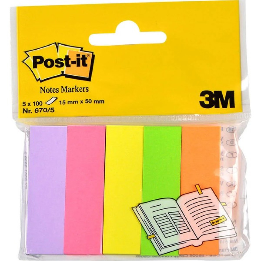 Post-It 670-5 Not Sayfa Işareti 5 Renk Oto Boyaları Fiyatı