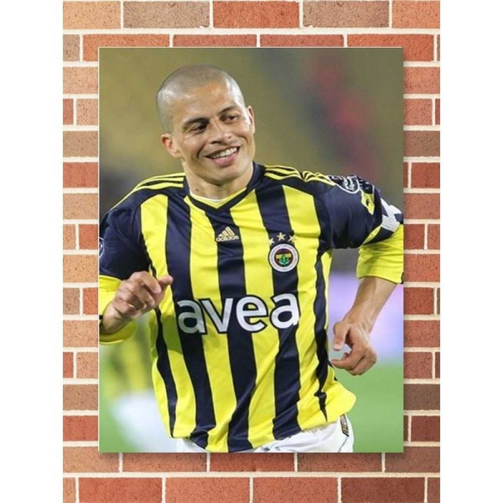 Poster City Alex De Souza Ünlü Futbolcu Posteri Çerçevesiz - 15 x 21 - Çok Renkli Poster Fiyatı