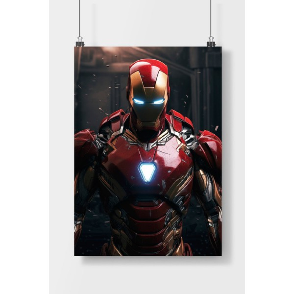 Poster City Postercity Iron Man Film Poster Çerçevesiz Parlak Kağıt - 15 x 21 Poster Fiyatı
