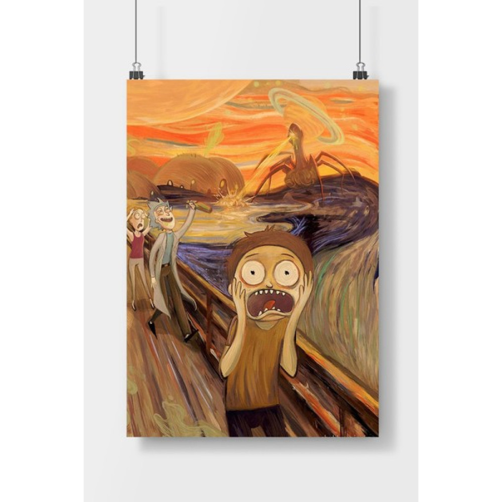 Poster City Postercity Rick And Morty Dizi Poster Çerçevesiz Parlak Kağıt - 30 x 42 Poster Fiyatı