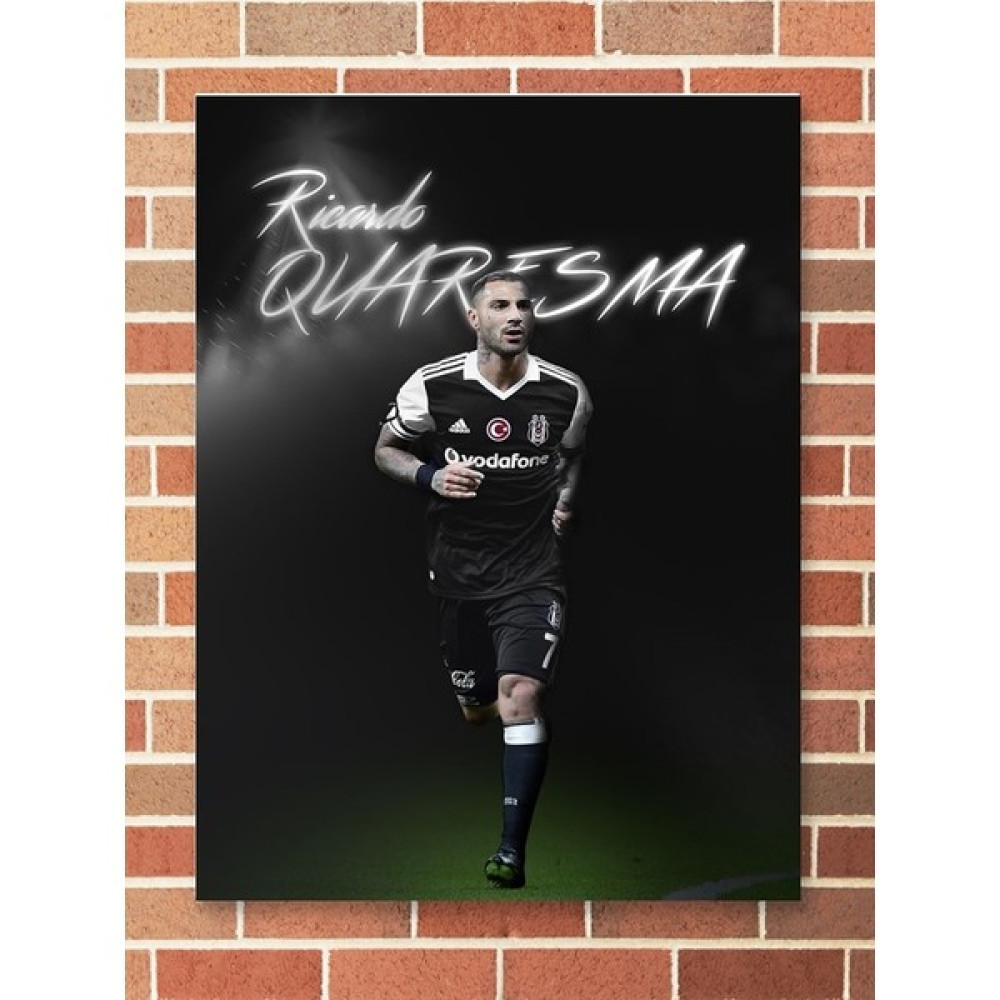 Poster City Ricardo Quaresma Ünlü Futbolcu. Posteri Çerçevesiz - 30 x 42 - Çok Renkli Poster Fiyatı