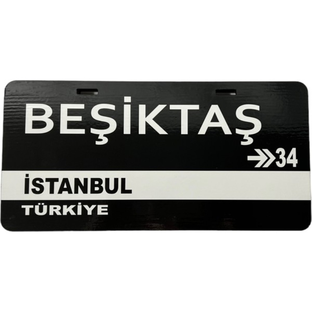 Poster Sepeti Beşiktaş Renkli 15X30 cm Ahşap Poster - 0,3x15x30 Poster Fiyatı