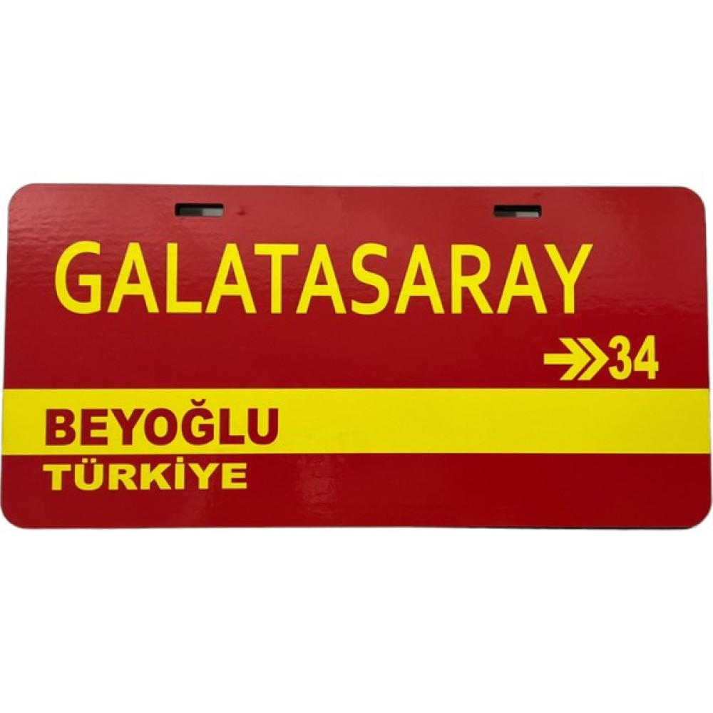 Poster Sepeti Galatasaray Renkli 15X30 cm Ahşap Poster - 0,3x15x30 Poster Fiyatı
