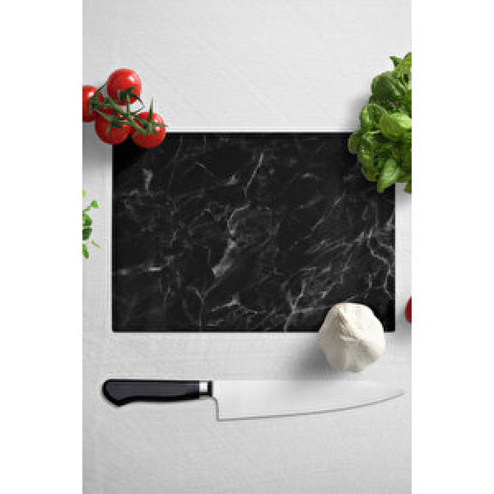 Postifull Cam Kesme Tahtası, Kalın Ve Kırılmaz Cam - Mermer Temalı - 21*30cm - Doğrama Tahtası, Mutfak Dekoru Kesme Tahtaları / Kesim Tablaları Fiyatı