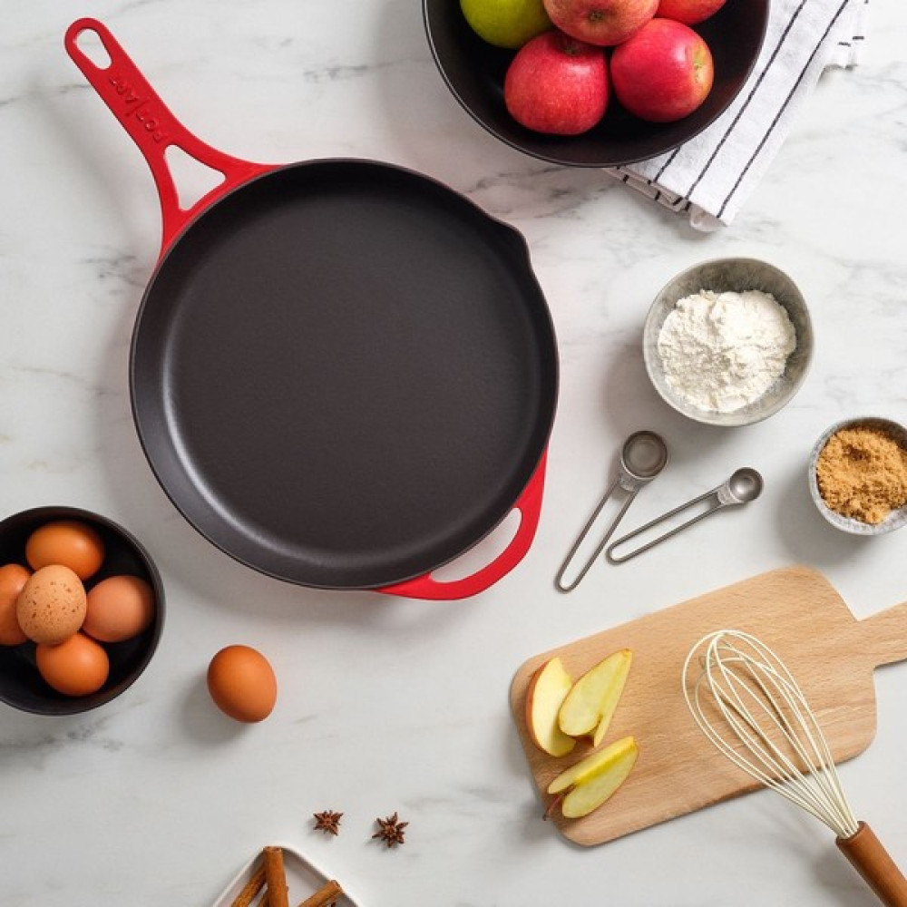 POT ART Kırmızı Düz Döküm Tava 28 cm Oto Boyaları Fiyatı