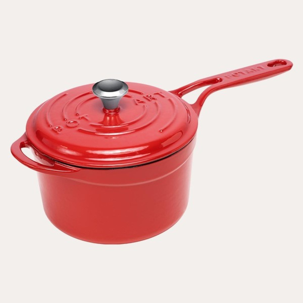 Pot Art Kırmızı Mini Döküm Tencere 18 cm Tencereler Fiyatı