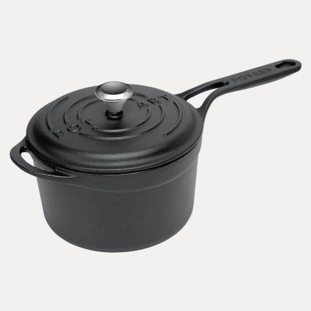 Pot Art Siyah Mini Döküm Tencere 18 cm Tencereler Fiyatı