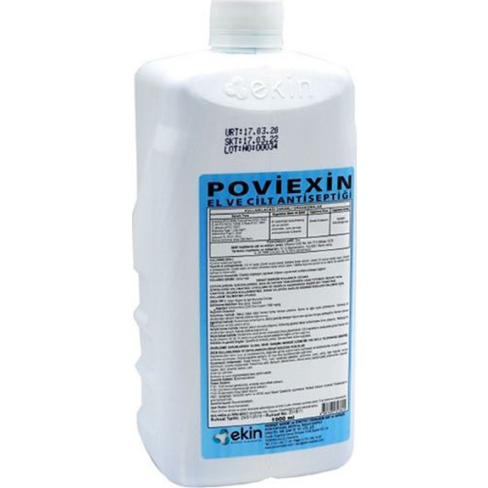 Poviexin El ve Cilt Antiseptiği Dezenfektanı 1 Lt Hijyen ve Temizlik Fiyatı