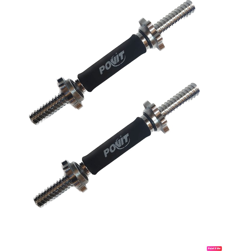 Povit 35 cm Içi Dolu Kısa Krom Bar Tahribat Önleyici Sünger Tutamaçlı 1660 Gram Düz Bar (Çift) Dambıllar & El / Ayak Ağırlıkları Fiyatı