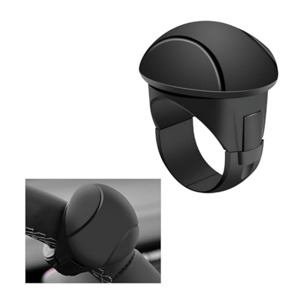 povtii Car Steering Wheel Spinner Knob, 360 Degrees Rotation Steering Wheel Spinner, Non-Slip Power Handle Steering Wheel Spinner for Cars, Tractors, Trucks, Car Accessories
