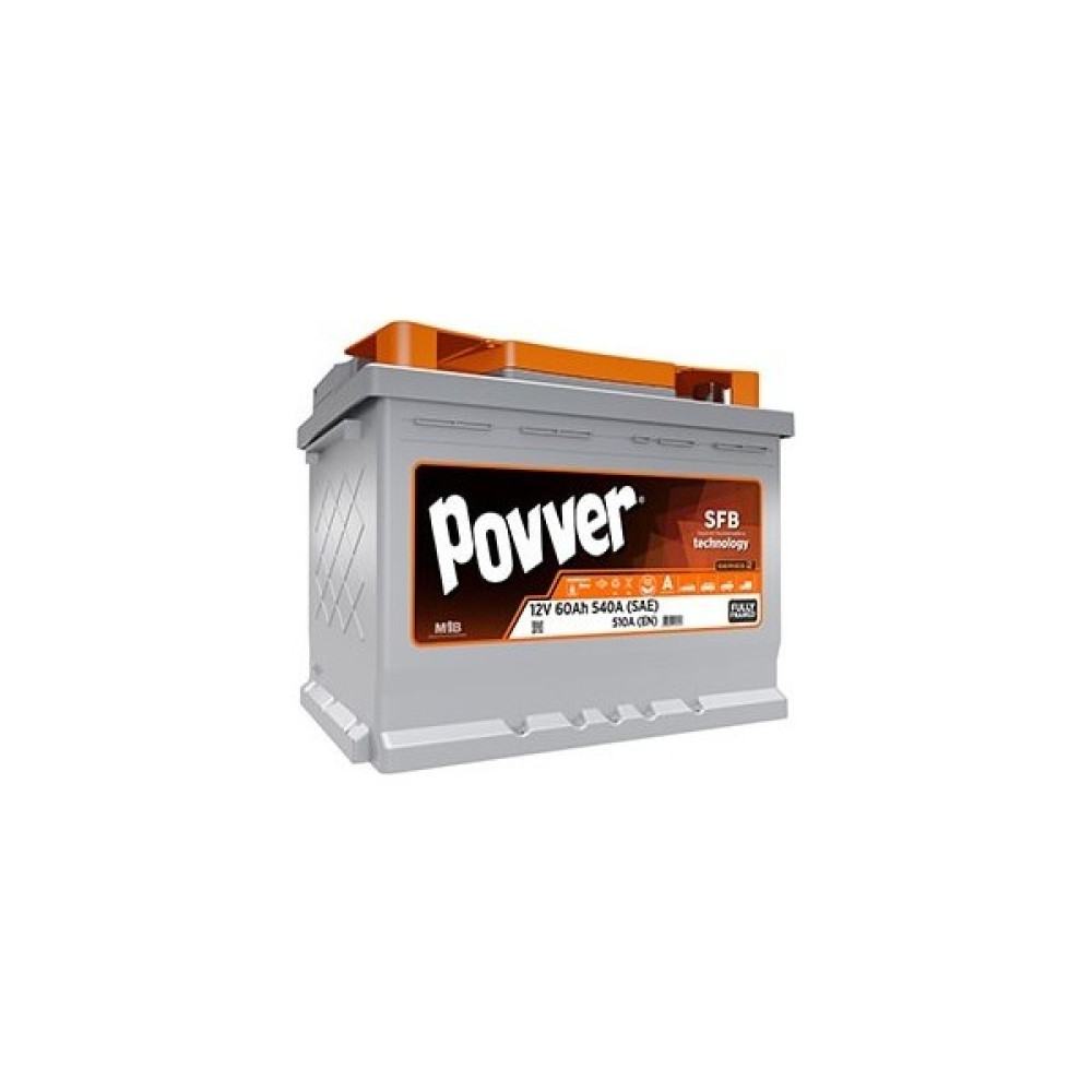 Povver 12V 60 Ah 540 A En Akü Akü Fiyatı