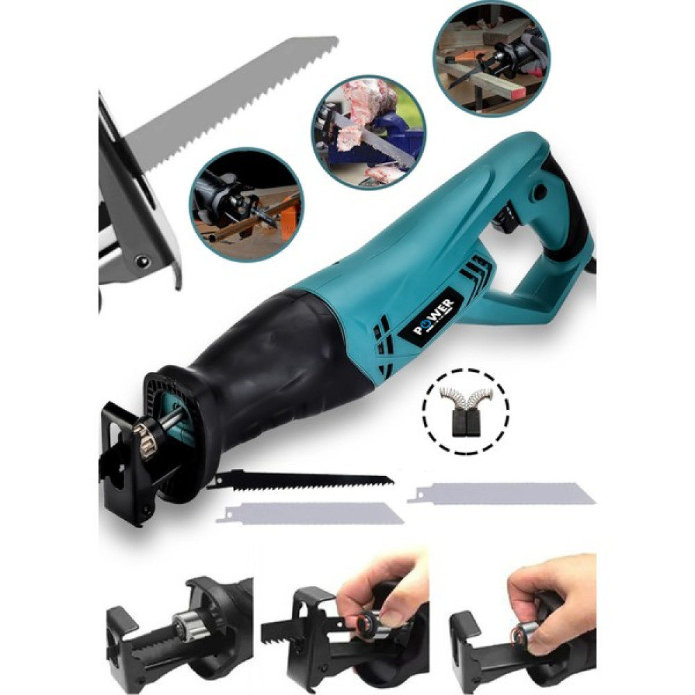 Power Black 6 Kademe Devir Ayarli Bakir Sargili Kemik Kesme Tilki Kuyruğu Testere Makinesi Mavi Oto Boyaları Fiyatı