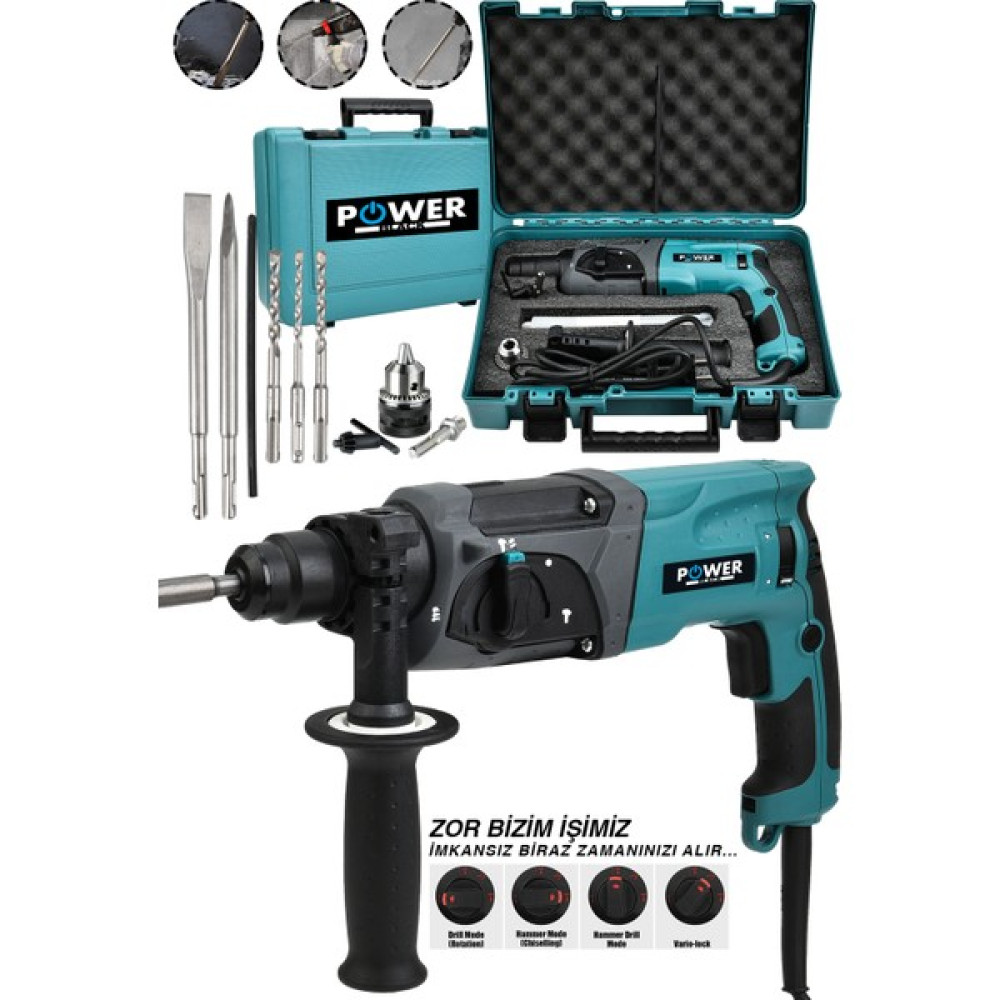 Power Black Çelik Şanzıman Kırıcı Delici Darbeli Matkap 2-28 mm Hilti Oto Boyaları Fiyatı