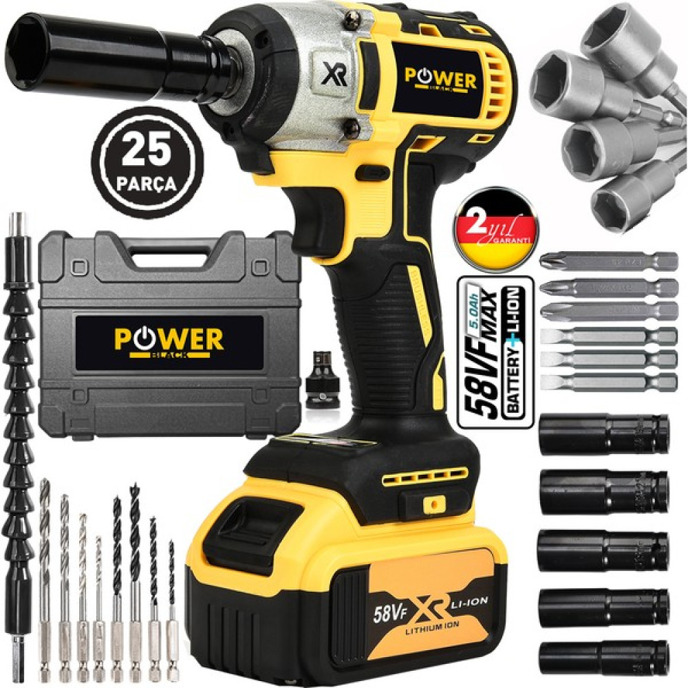 Power Black Torklu Somun Bijon Sökme Vidalama Metal Mandrenli Matkap Oto Boyaları Fiyatı