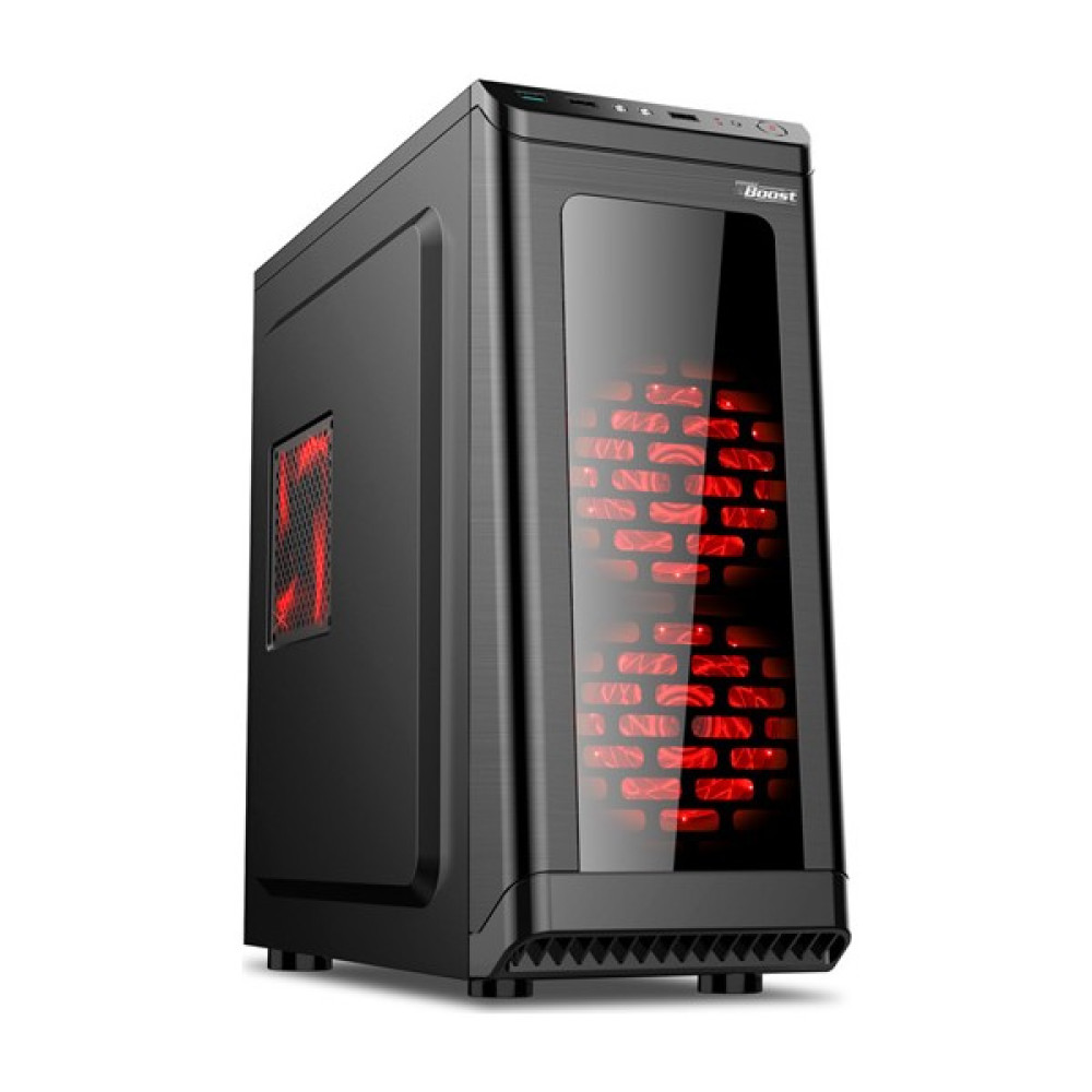 Power Boost VK-1631 500W USB 3.0 ATX Kasa Transparent Panel Full Siyah (JBST-VK1631) PC Kasaları Fiyatı