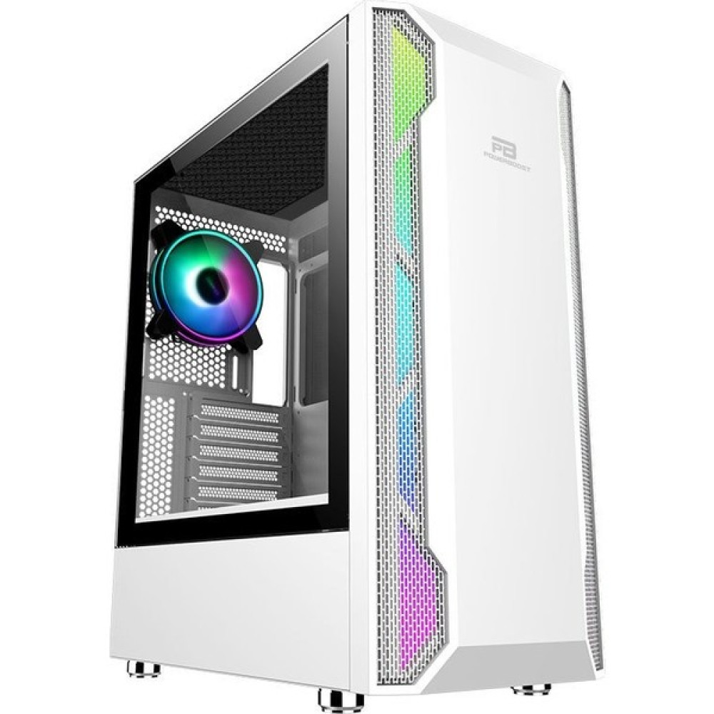 Power Boost VK-G3701W USB 3.0 ATX, ARGB Fan, Mesh+Stirp Beyaz Kasa (PSU yok) (JBST-VKG3701W) PC Kasaları Fiyatı