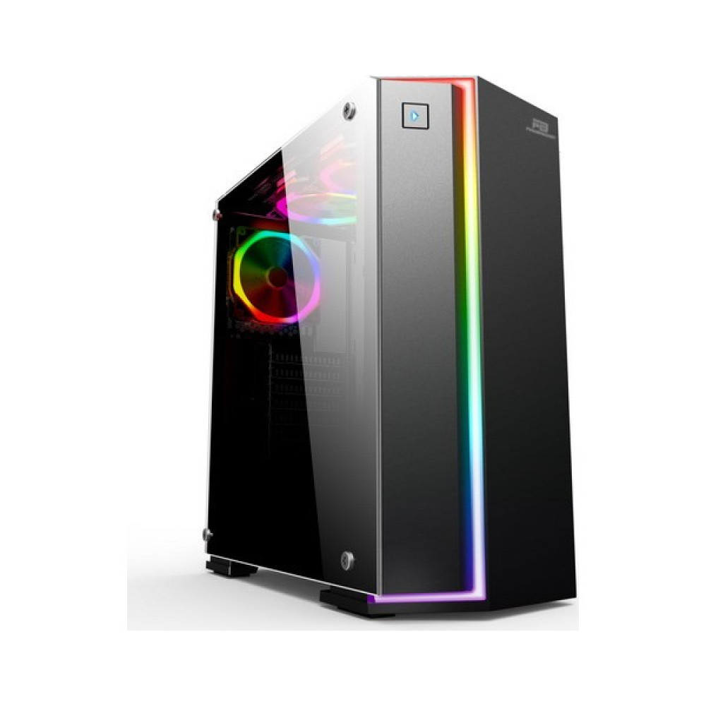 Power Boost VK-G3906S USB3.0 Siyah Rainbow RGB Fan Strip Kasa (PSU Yok) (JBST-VKG3906S) PC Kasaları Fiyatı