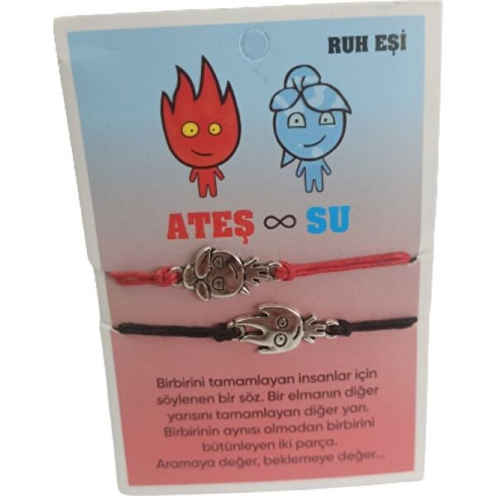 Power Es Ayarlanabilir Ateş ve Su Bilekliği Arkadaş,sevgili Bilekliği Saat ve Bileklik Aksesuarı Fiyatı