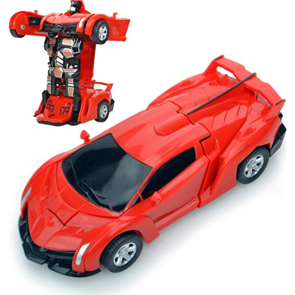 Power Hob Lamborghini Robota Dönüşen Araba 14 cm Kırmızı Oyuncak Araç Fiyatı