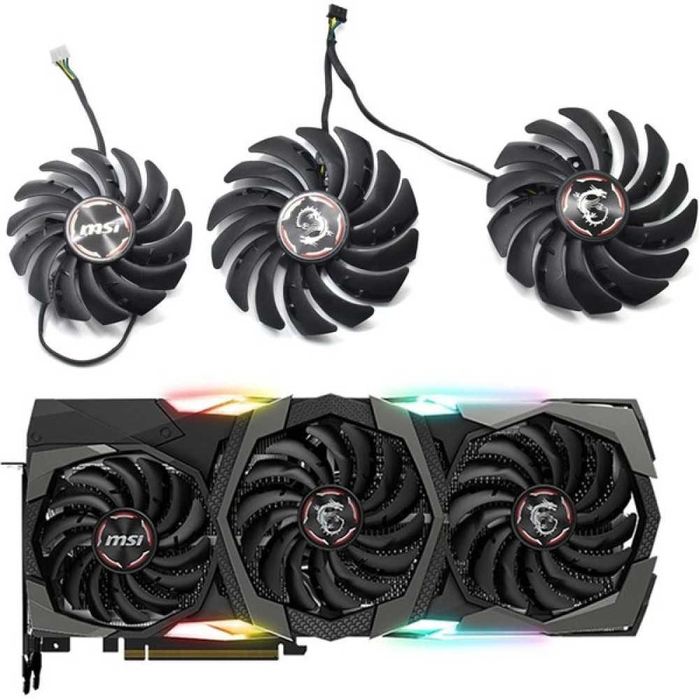 Power Logic Msı Geforce Rtx 2080 2080TI 2070 PLD09210B12HH PLD10010B12HH 95mm *95mm *85mm*Fan Soğutucular Fiyatı