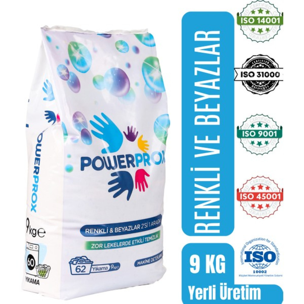 Power Prox En Uygun Toz Çamaşır Deterjanı Renkli ve Beyazlar 2’si 1 Arada Italyan Baharı 9 kg Ekonomi Paketi Çamaşır Deterjanı Fiyatı