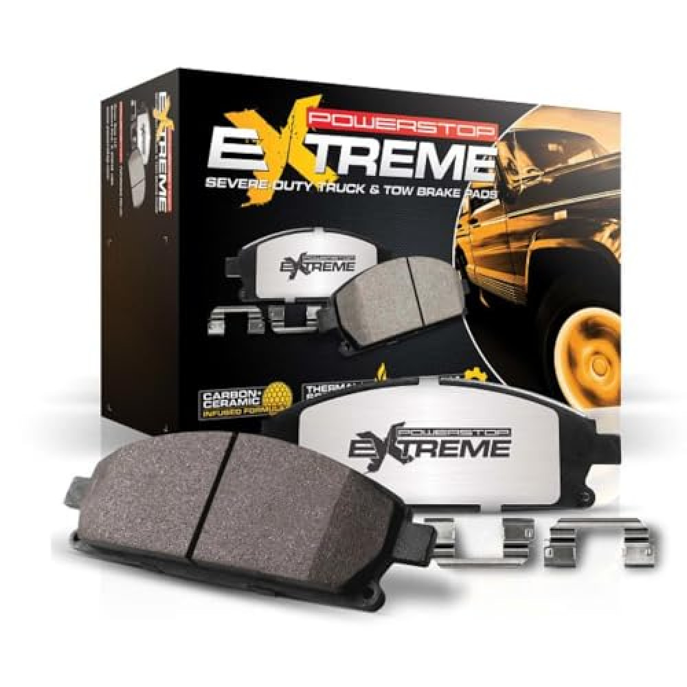 Power Stop Rear Z36 Truck and Tow Brake Pads For INFINITI QX56 2011-2013 INFINITI QX80 2014-2020 Nissan Armada 2017-2022 [Model Specific] Z36-1510