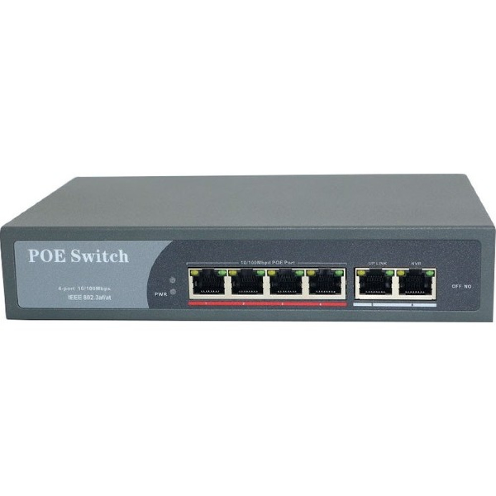 Power Switch 4 Port Poe Switch + 2 Port Uplink Port Hub & Switch Fiyatı