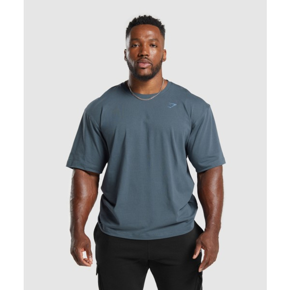 Power T-Shirt Oversized Fit, Dayanıklı Antrenman Tişörtü - Buz Mavisi - XL Oto Boyaları Fiyatı