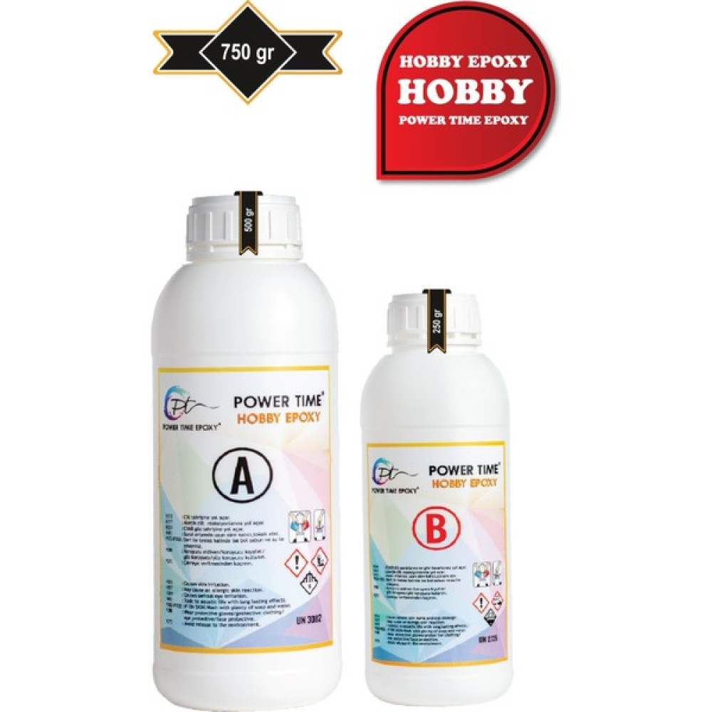 Power Time Epoxy Hobby Epoxy Şeffaf Epoksi Reçine Ince Döküm Hobi Epoksi Sanatsal Malzemeler Fiyatı