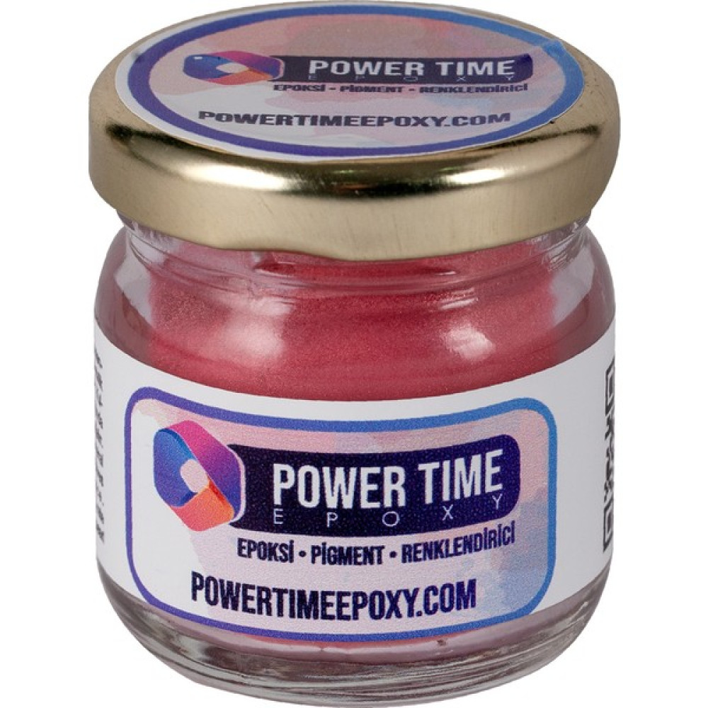 Power Time Epoxy Sedefli Metalik Toz Pigment Boya Epoksi Için 10 gr - Gül Pembe Sanatsal Malzemeler Fiyatı