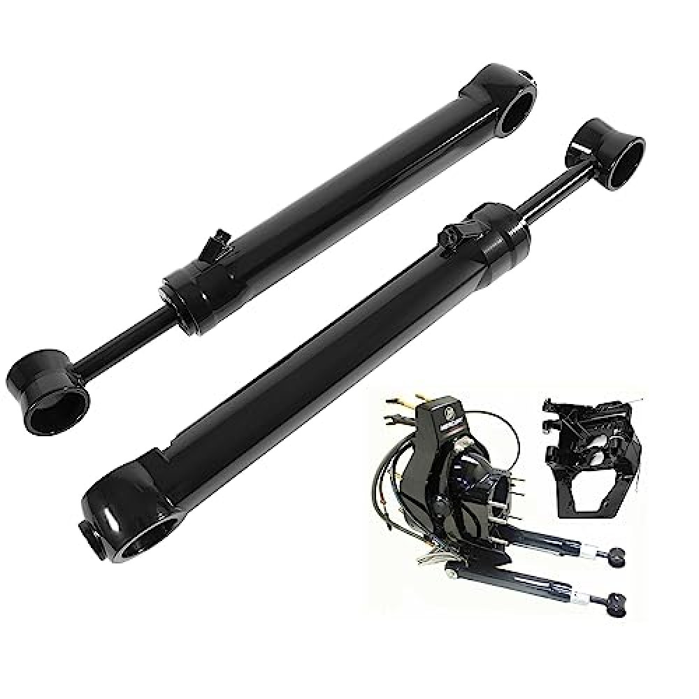Power Trim, Tilt Ram Cylinder Port & Starboard for MerCruiser Mercury Bravo 1 2 3 X1 X2 X3 X4S XZ - Replaces 98704A26 & 98703A26-2 Pack