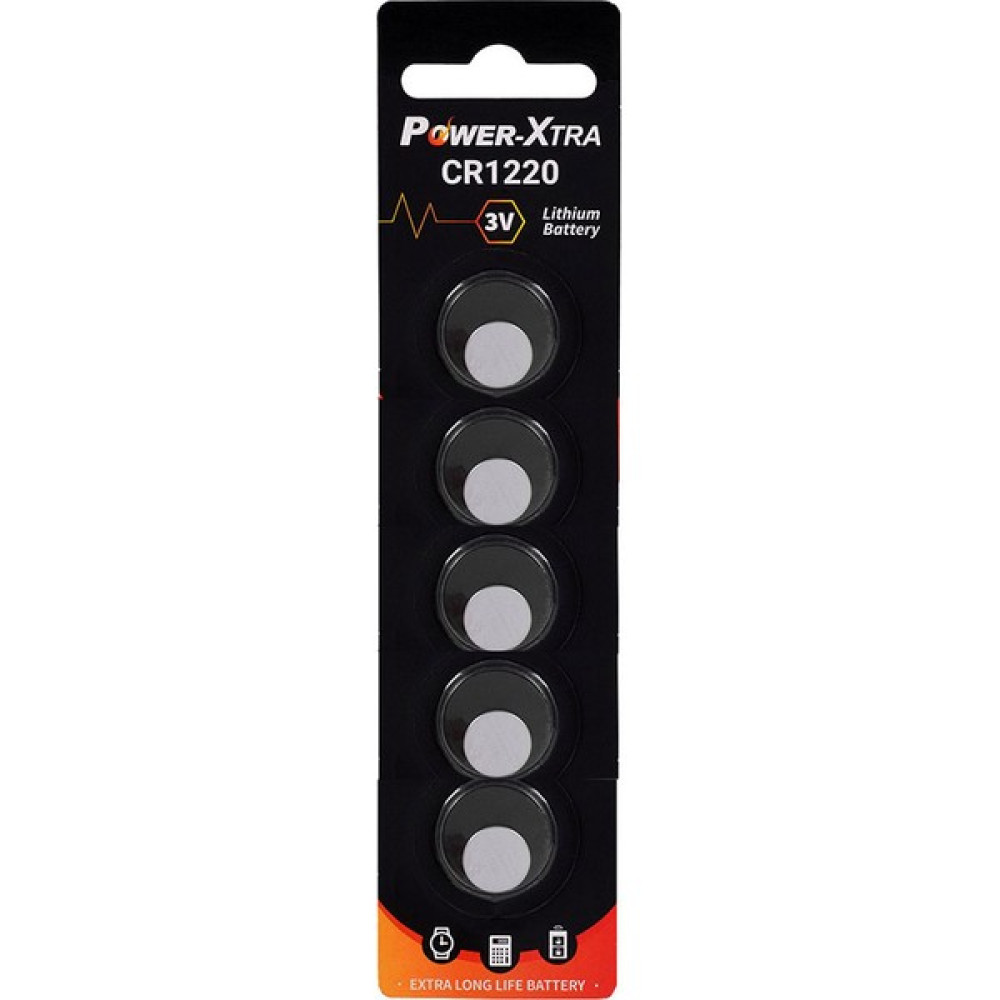 Power-Xtra CR1220 3V Lityum Düğme Pil 5'li Diğer Fiyatı
