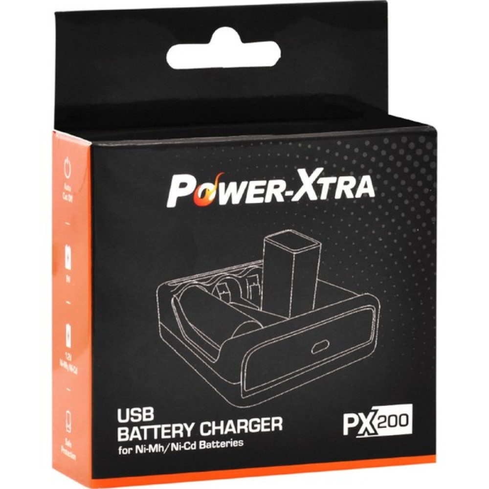 Power-Xtra Pil Şarj Cihazı  PX200 Ni-Mh-Ni-Cd AA-AAA-9V Şarj Cihazları & Kitler Fiyatı