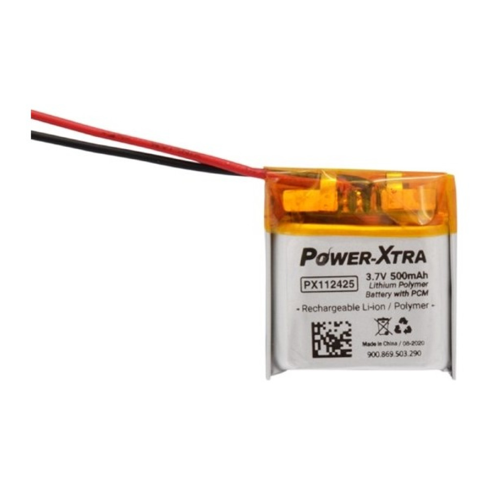 Power-Xtra PX112425 - 3.7V 500 Mah Li-Polymer Pil -DEVRELI-1.5A - Tekli Diğer Fiyatı