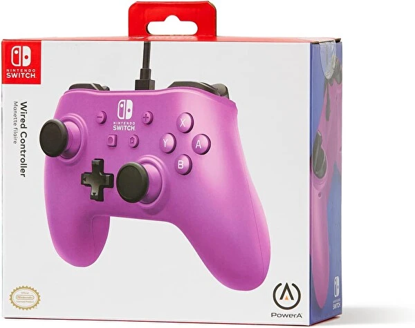 PowerA Grape Purple Lisanslı Kablolu Nintendo Switch Oyun Kolu Konsol Aksesuarları Fiyatı