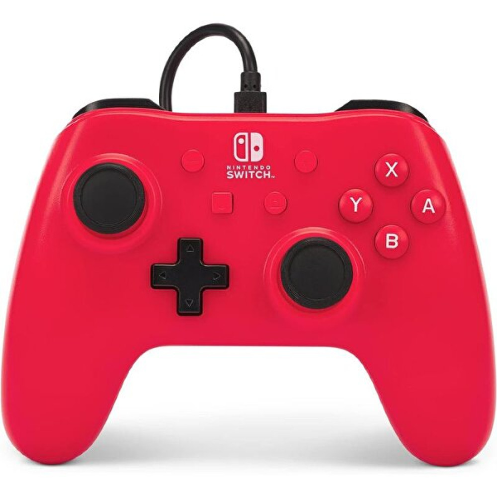 PowerA Lisanslı Ahududu Kırmızısı Nintendo Switch Kablolu Oyun Kolu Konsol Aksesuarları Fiyatı