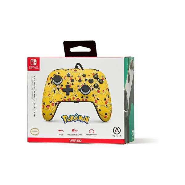 PowerA Pikachu Moods Nintendo Switch Lisanslı Kablolu Oyun Kolu Konsol Aksesuarları Fiyatı