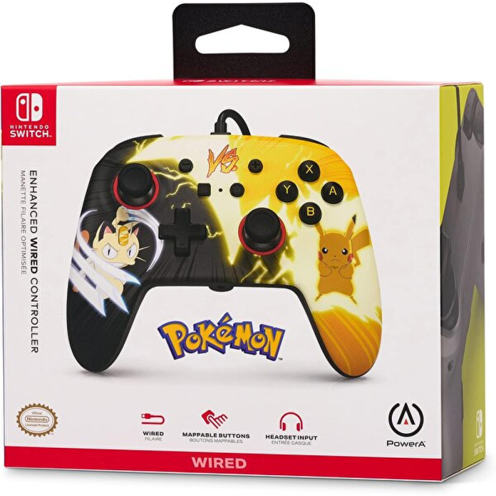 PowerA Pokémon Pikachu Vs. Meowth Lisanslı Nintendo Switch Oyun Kolu Konsol Aksesuarları Fiyatı