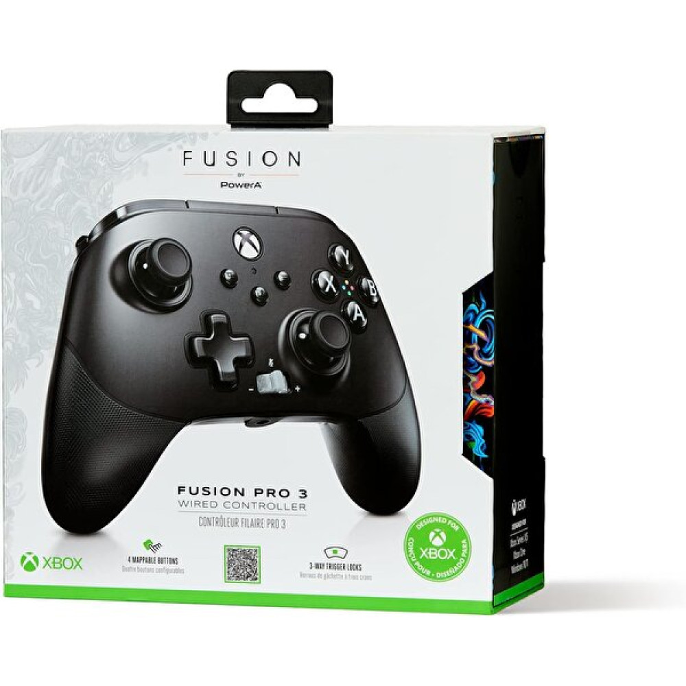PowerA Xbox Series X - S Pro 3 Fusion Lisanslı Kablolu Siyah Oyun Kolu Xbox Oyun Kolu ve Aksesuarları Fiyatı