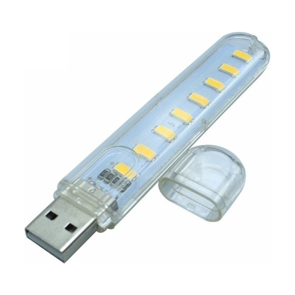 Powerax 8 Ledli Taşınabilir Büyük USB LED Işık Gece Lambası - Şeffaf Tablet Pc Aksesuarları Fiyatı